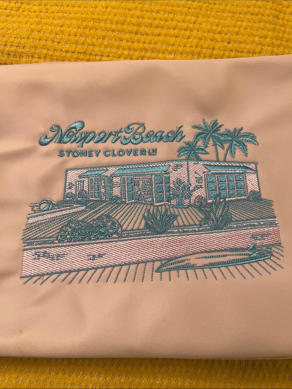 Newport Beach Stoney Clover Lane Embroidered Large Pouch - Picture 8 of 11